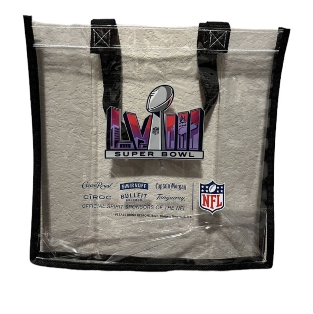Super Bowl LVIII Clear Stadium Bag NFL Kansas City Chiefs - San Francisco 49ers